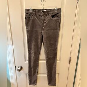 Women's LOFT Gray Corduroy Pants